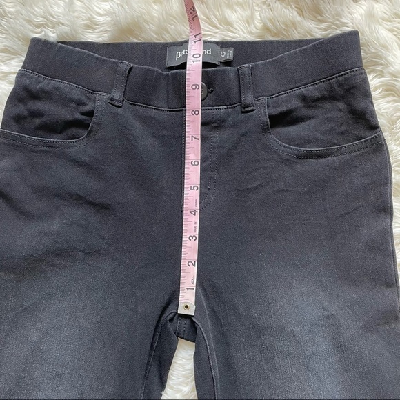 Betabrand Pants Skinny-Leg Yoga Denim Washed Black XS - Picture 10 of 11